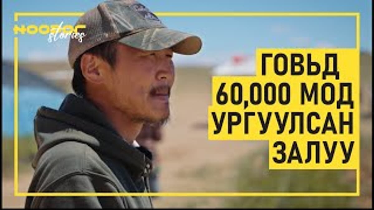 Говьд 60000 мод ургуулсан залуу